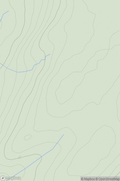 Thumbnail image for Cnoc Odhar [Knapdale and Kintyre] [NR704429] showing contour plot for surrounding peak